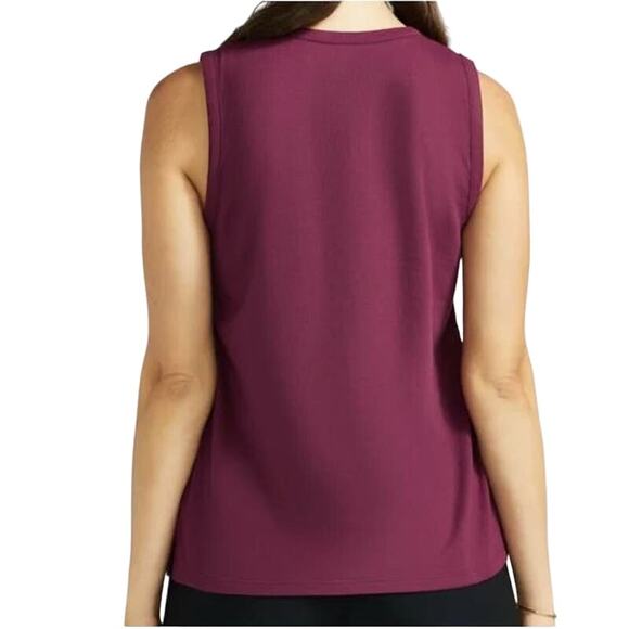 New Peloton Studio Side Slit Muscle Tank Red Size Medium - Picture 2 of 5